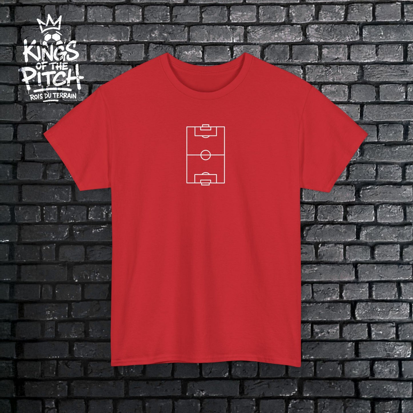 Soccer Pitch Unisex Heavy Cotton Tee